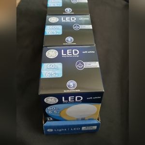 New Box GE LED Dimmable Decorative Frosted Globe Bulbs- Vanity/ Pendant Lights